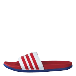 Adilette Comfort Ftwr White/scarlet/team Royal