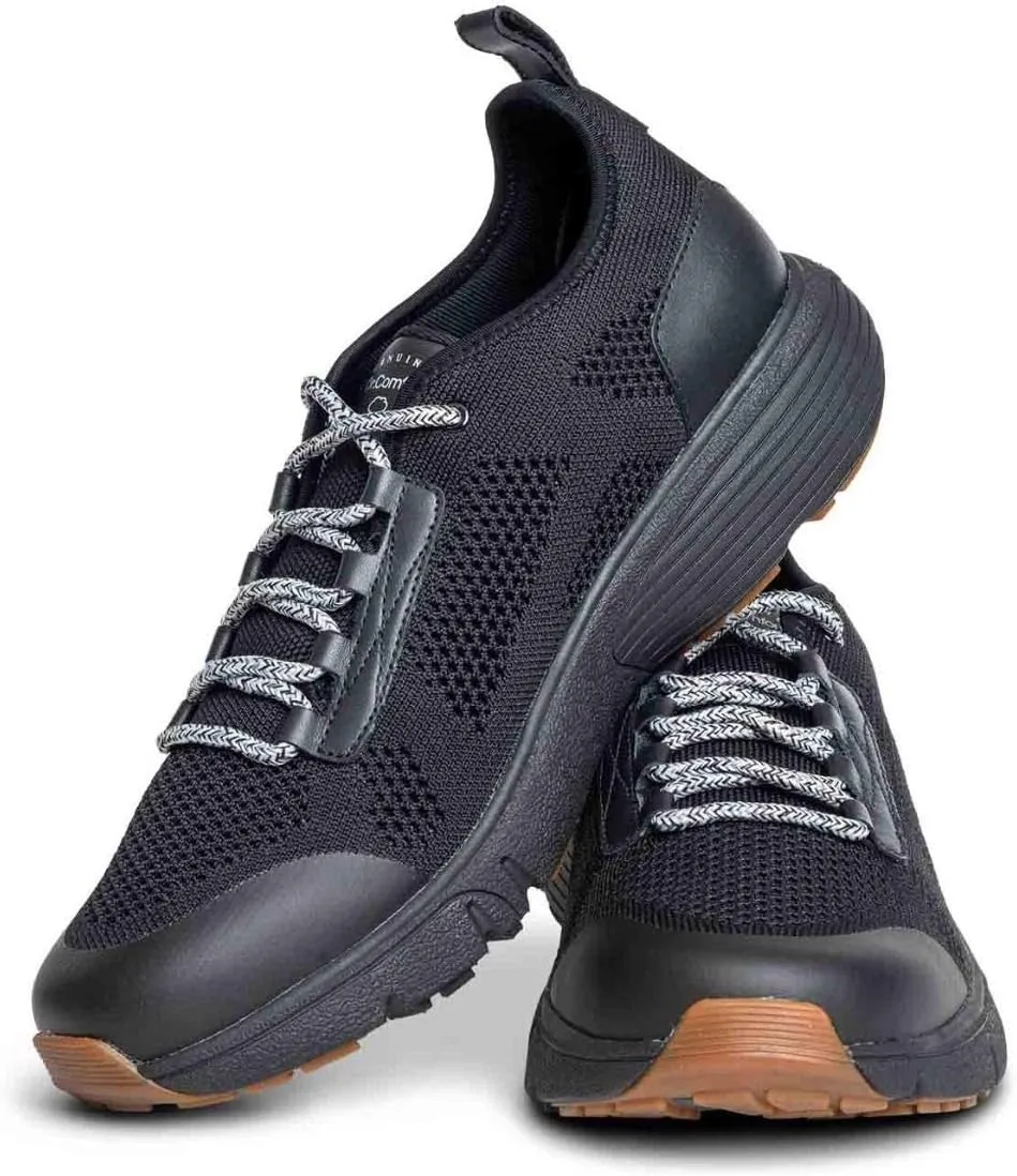 Dr. Comfort Jack Mens Athletic Shoe-Gel Inserts-Men's Fashion Sneakers with Shoe Lace and Solid Rubber Sole