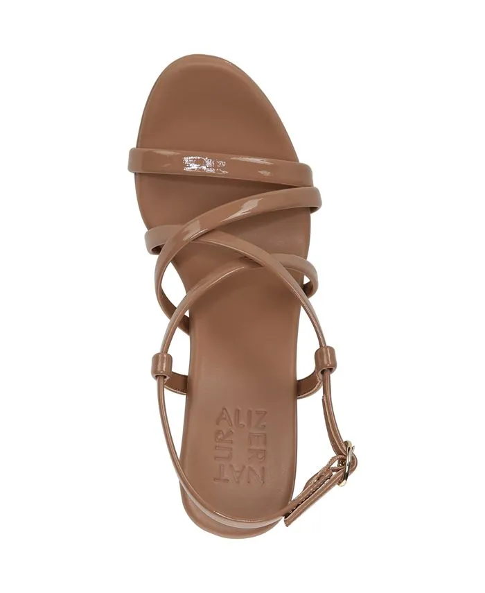 Luisa Naturalizer Strappy Sandals, Brown/Beige