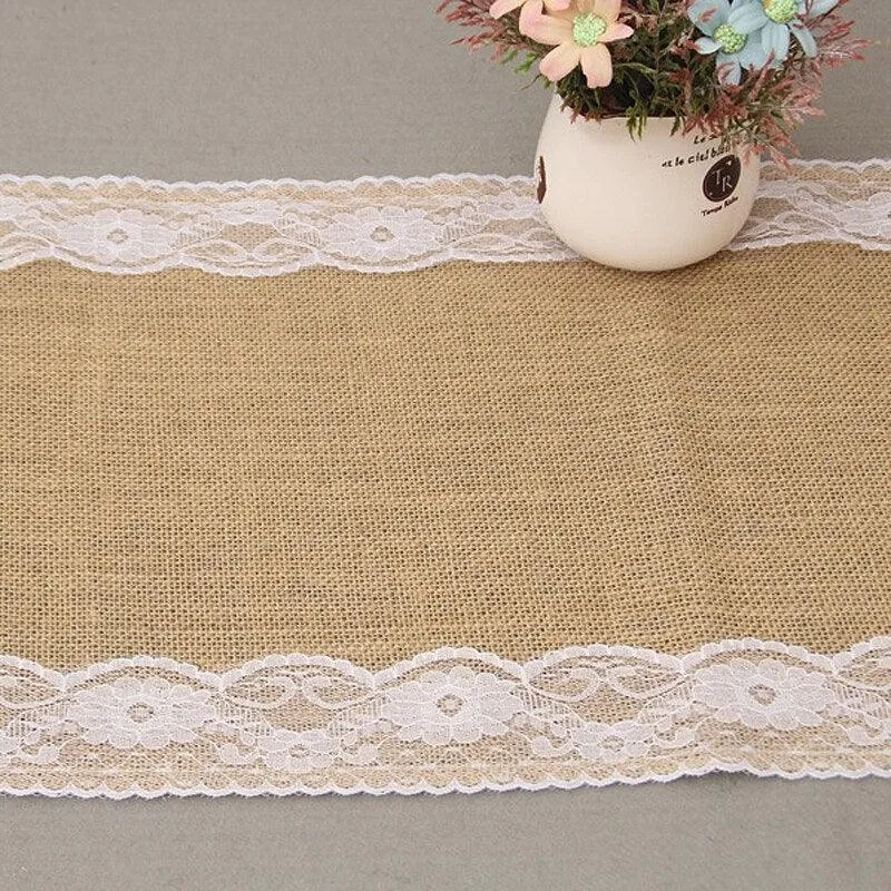 Vintage Solid Linen Table Runners