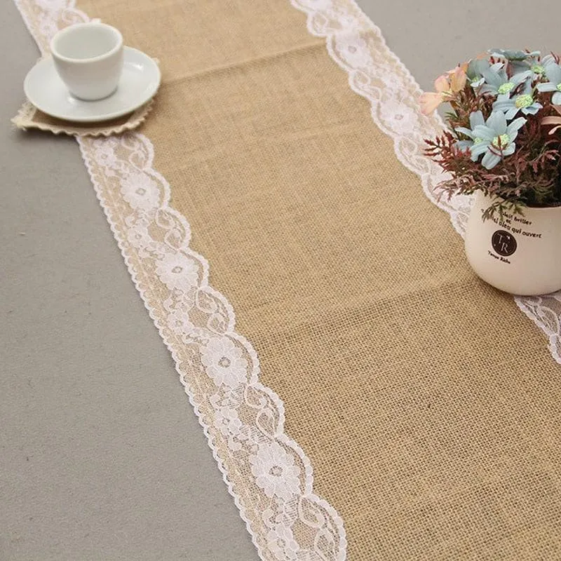Vintage Solid Linen Table Runners